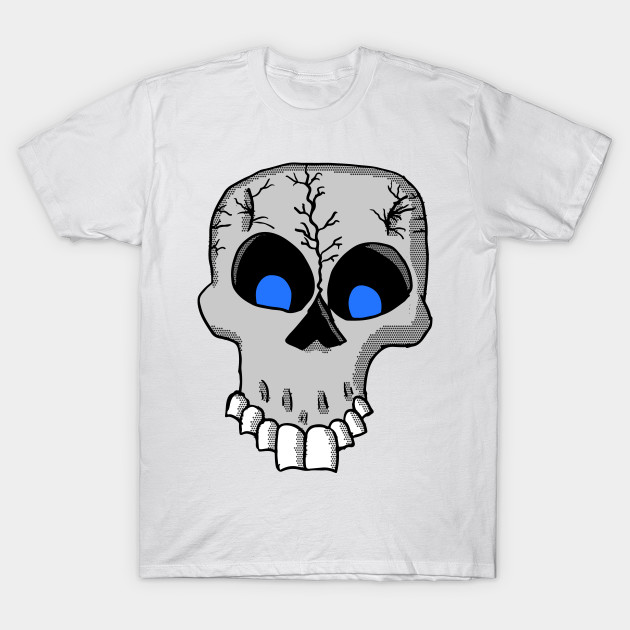 Cartoon skull 2 T-Shirt-TOZ